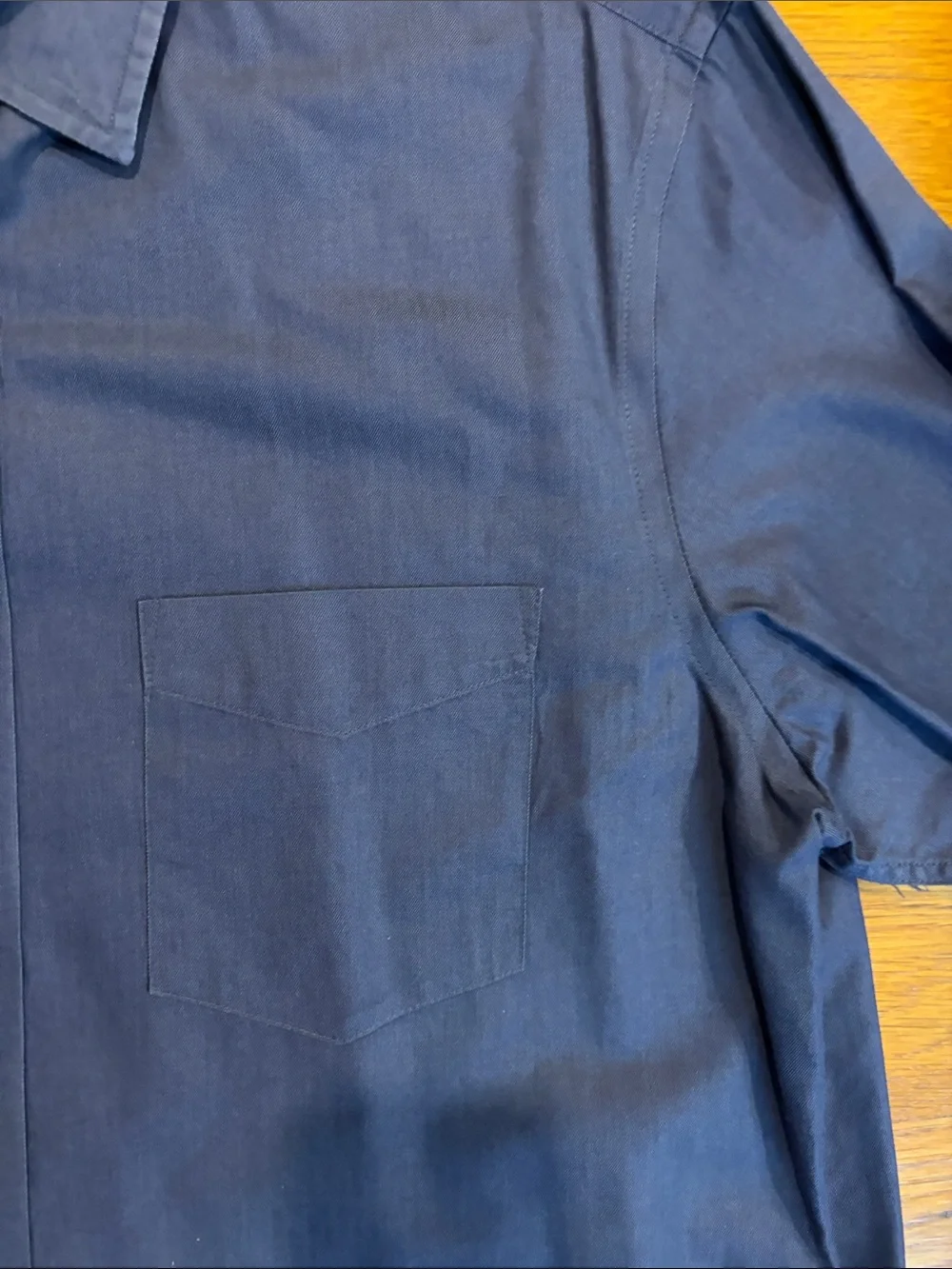 Banana Republic Navy Blue Long Sleeve Dress Shirt